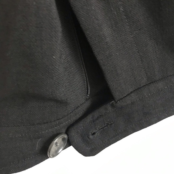 Investments Women’s Straight / Wide Leg Trouser Pant Black Linen-Feel 16 Reg - Picture 5 of 11